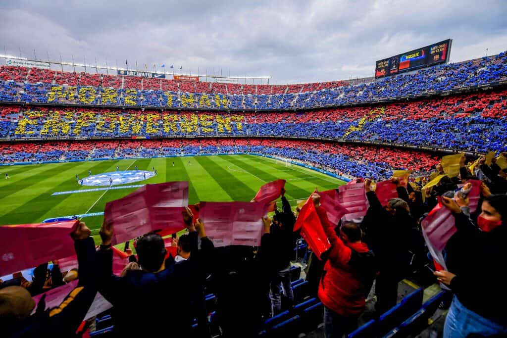 91,553 fans filling the stadium to witness this historic clash