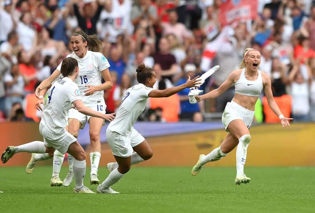 Chloe Kelly scored the decisive goal in the 110th minute. 