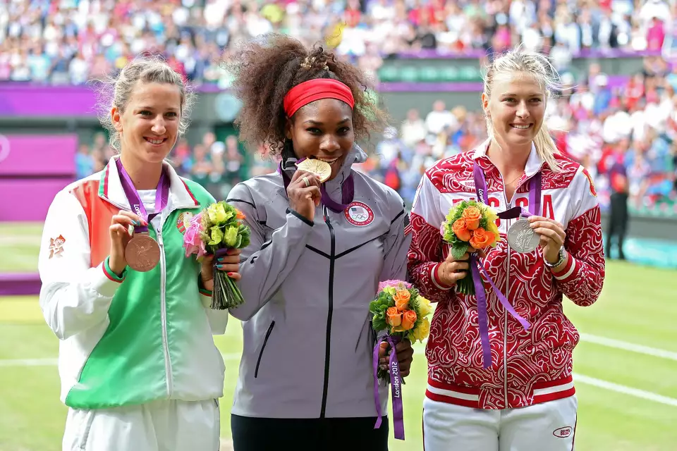 Maria Sharapova earned a silver medal in the London Olympics 2012