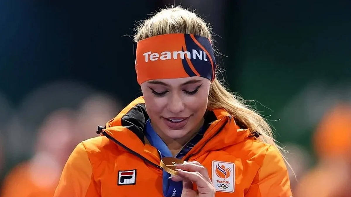 Dutch athlete Jutta Leerdam wins Olympic gold.