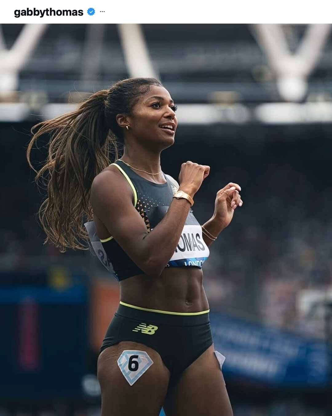 Gabby Thomas 400m Focus