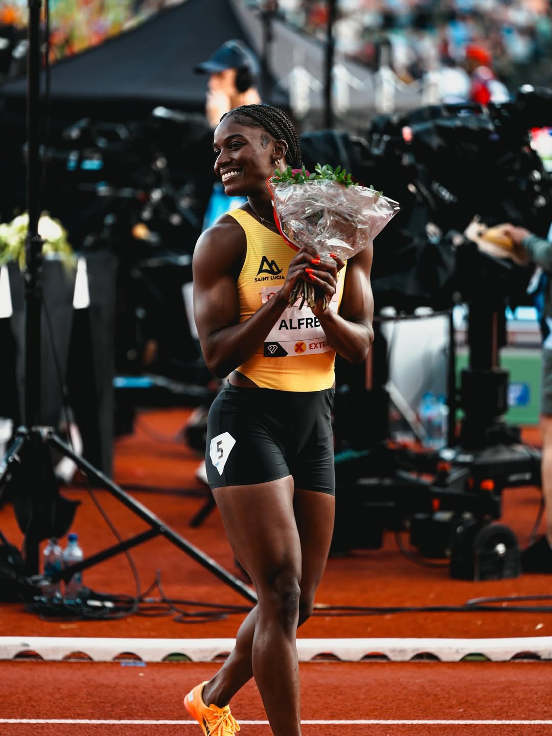 Julien Alfred Stunning Athlete 2026