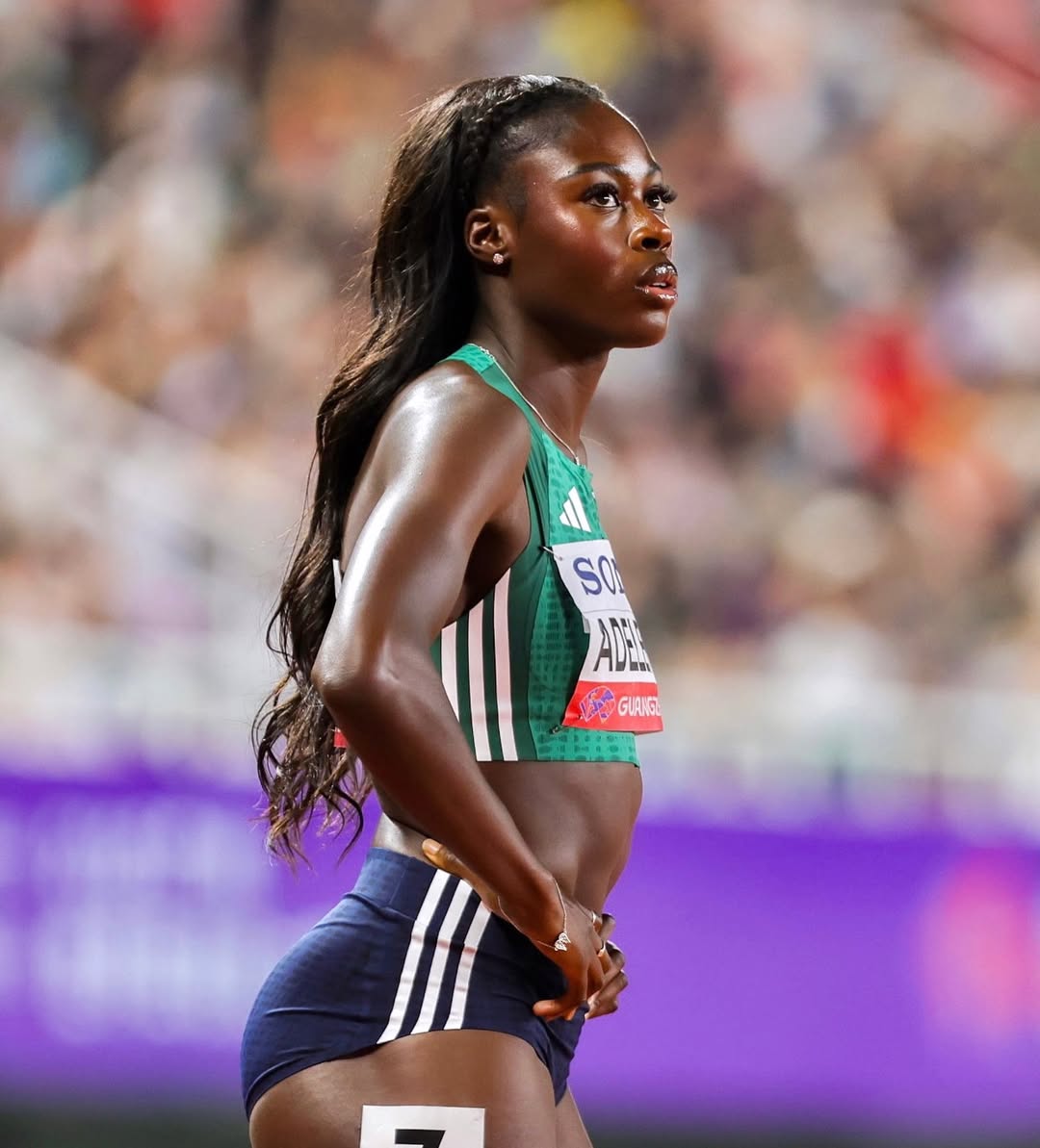 Rhasidat Adeleke Stunning Athlete 2026