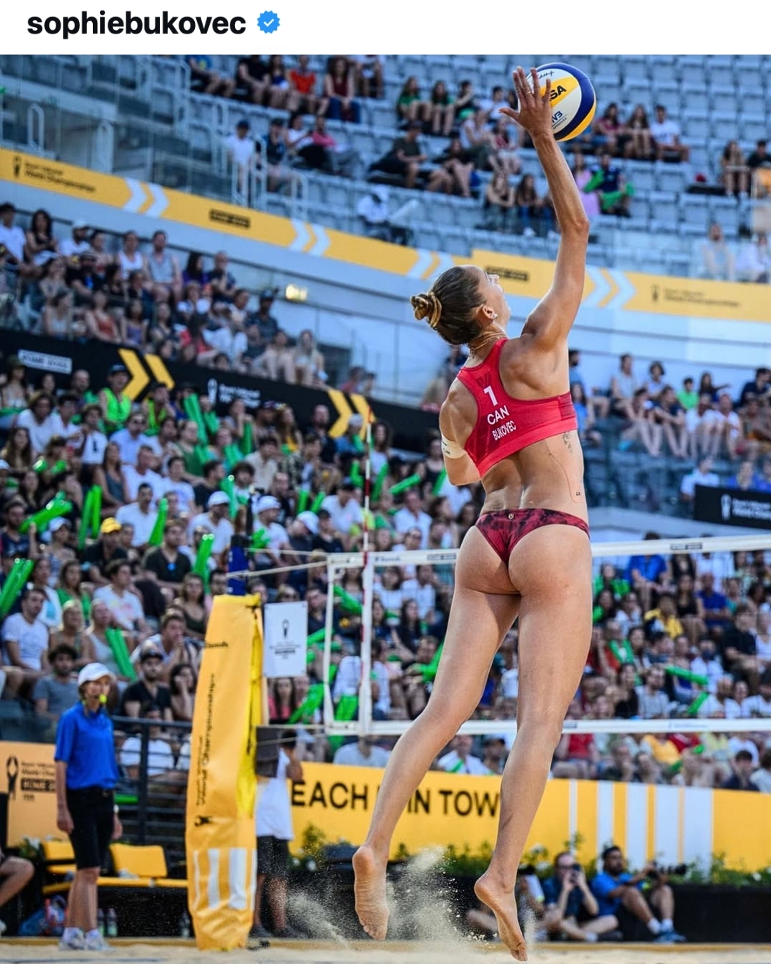 Sophie Bukovec Canada Beach Volleyball Athletic Presence