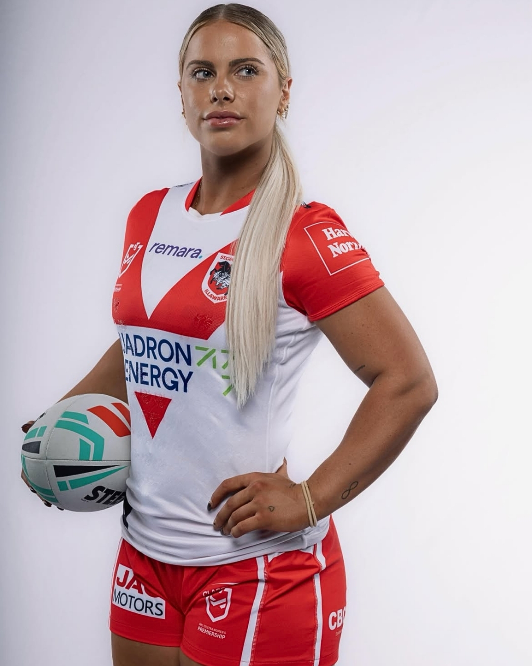 Jayme Millard NRLW Debut Jersey Presentation