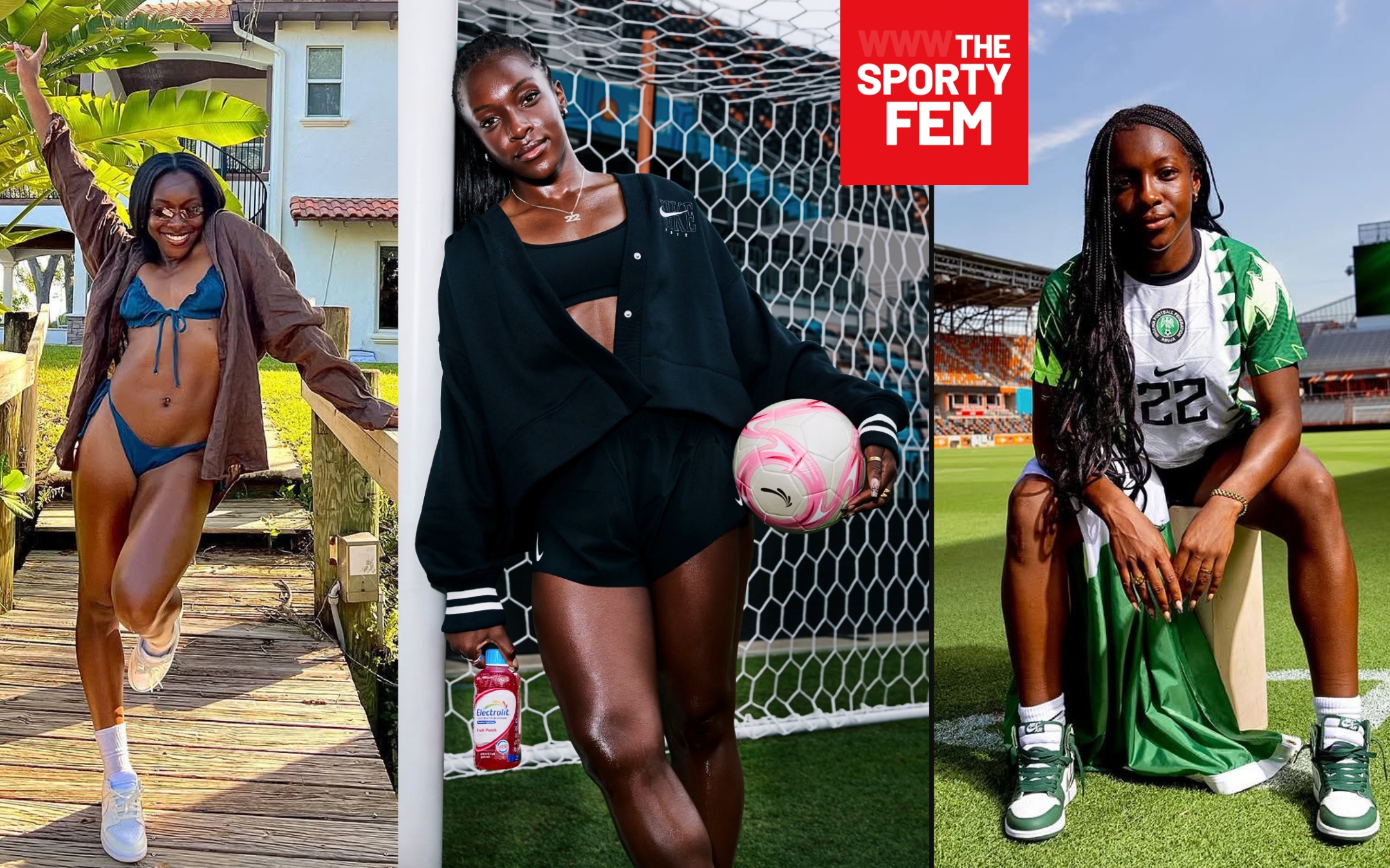 Nigeria’s Most Fascinating Footballer Michelle Alozie Has a Secret Life